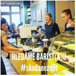 #skodanezajit #kavarna #mladaboleslav #staremesto #dreamjob #barista #primaparta #pridejse