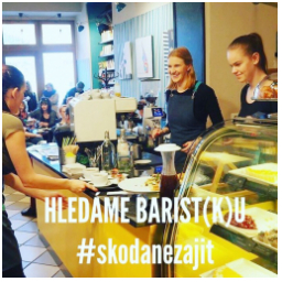 #skodanezajit #kavarna #mladaboleslav #staremesto #dreamjob #barista #primaparta #pridejse