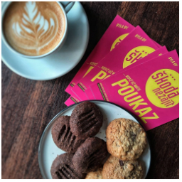 Růžový POUKAZ by se teď mohl hodit ...
#darek
#radost
#valentyn
#mladaboleslav #staromestskenamesti #staremesto #cookies #cappuccino #kava #susenky #dianatvorila #darkovypoukaz #valentines #pink #instafood #foodstagram #coffetable #coffee  #instacoffee
#kavarna #tritecky #skodanezajit